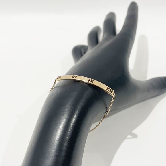 Tiffany Bracelet Atlas Diamond Chain Pink Gold